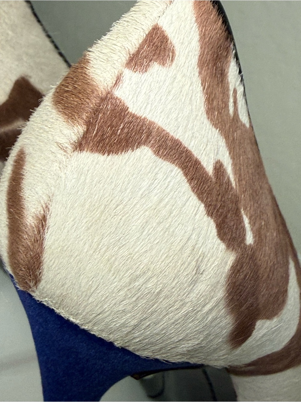 Giuseppe Zanotti Yvette Cow Print Calf Hair Pumps EU 39 - Picture 7 of 8